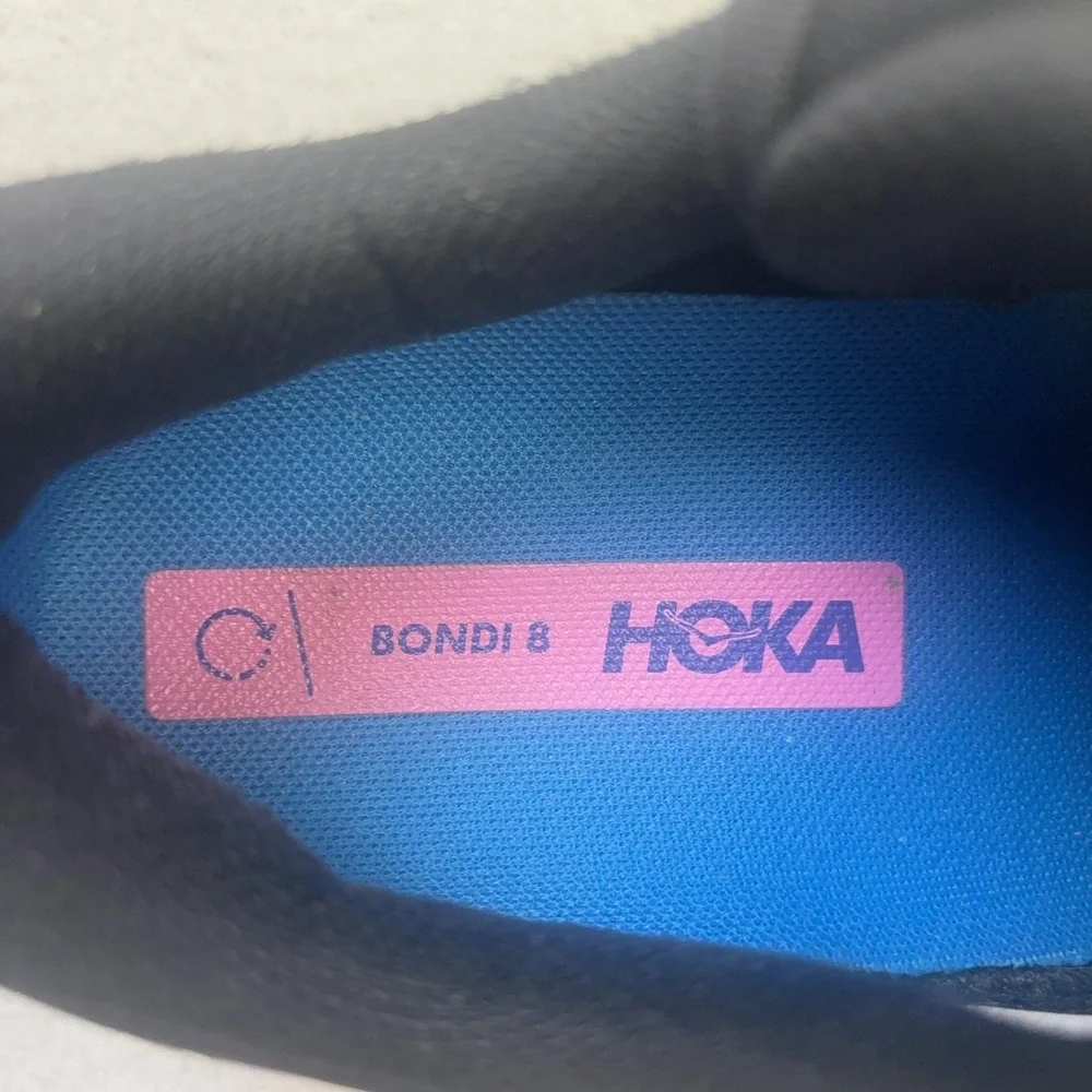 Hoka One One Gaviota 4 Shoes Womens Size 7.5 Black Running Sneakers 1123199 BWHT